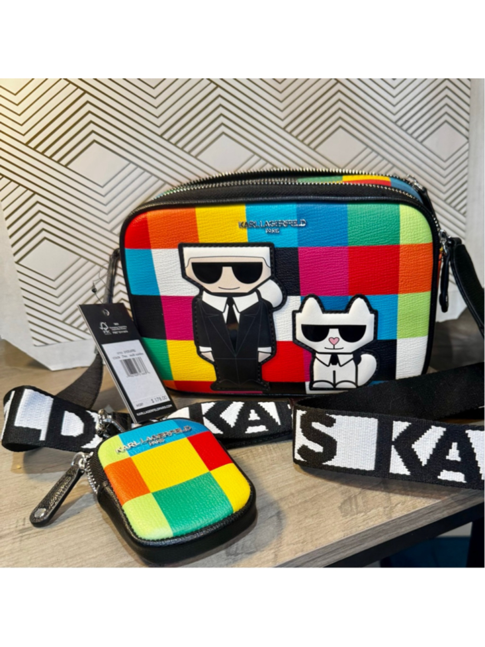 Women's KARL LAGERFELD PARIS Crossbody Bag One Size Multi-color
